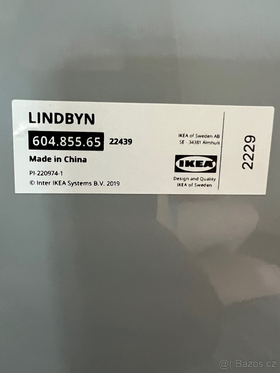 Zrcadlo LINDBYN IKEA, černá, 80 cm - 3