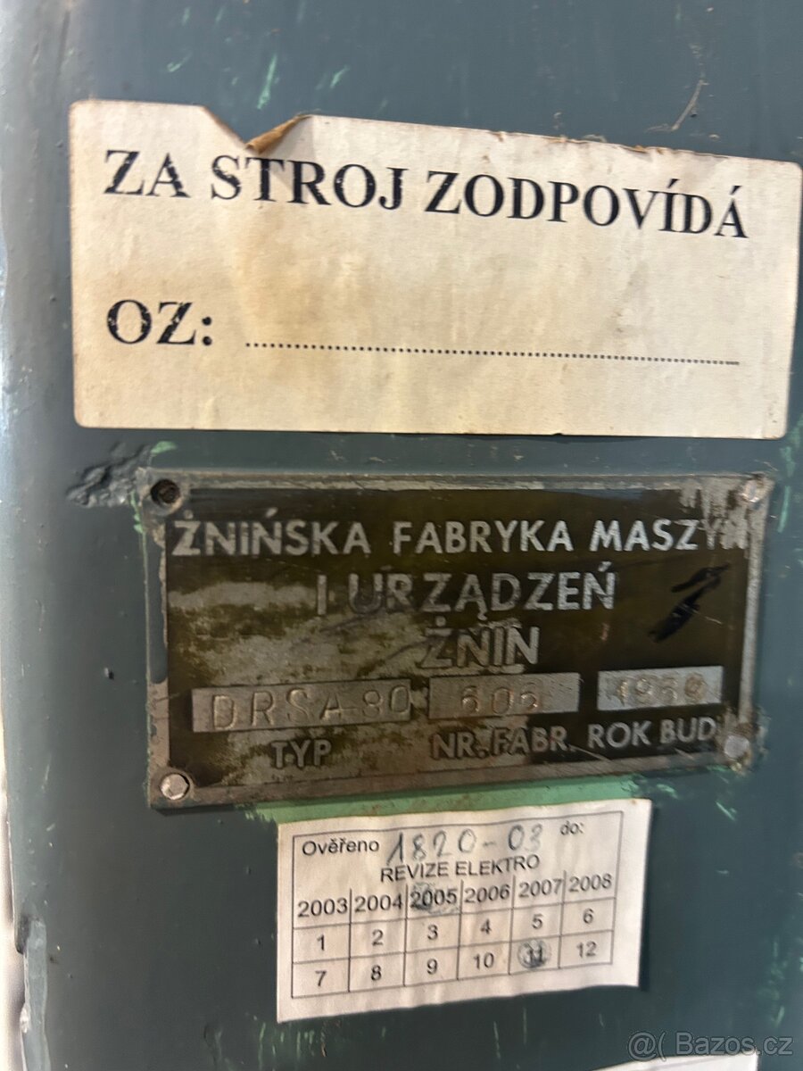 Pasová pila Zefan DRSA 80 - 3