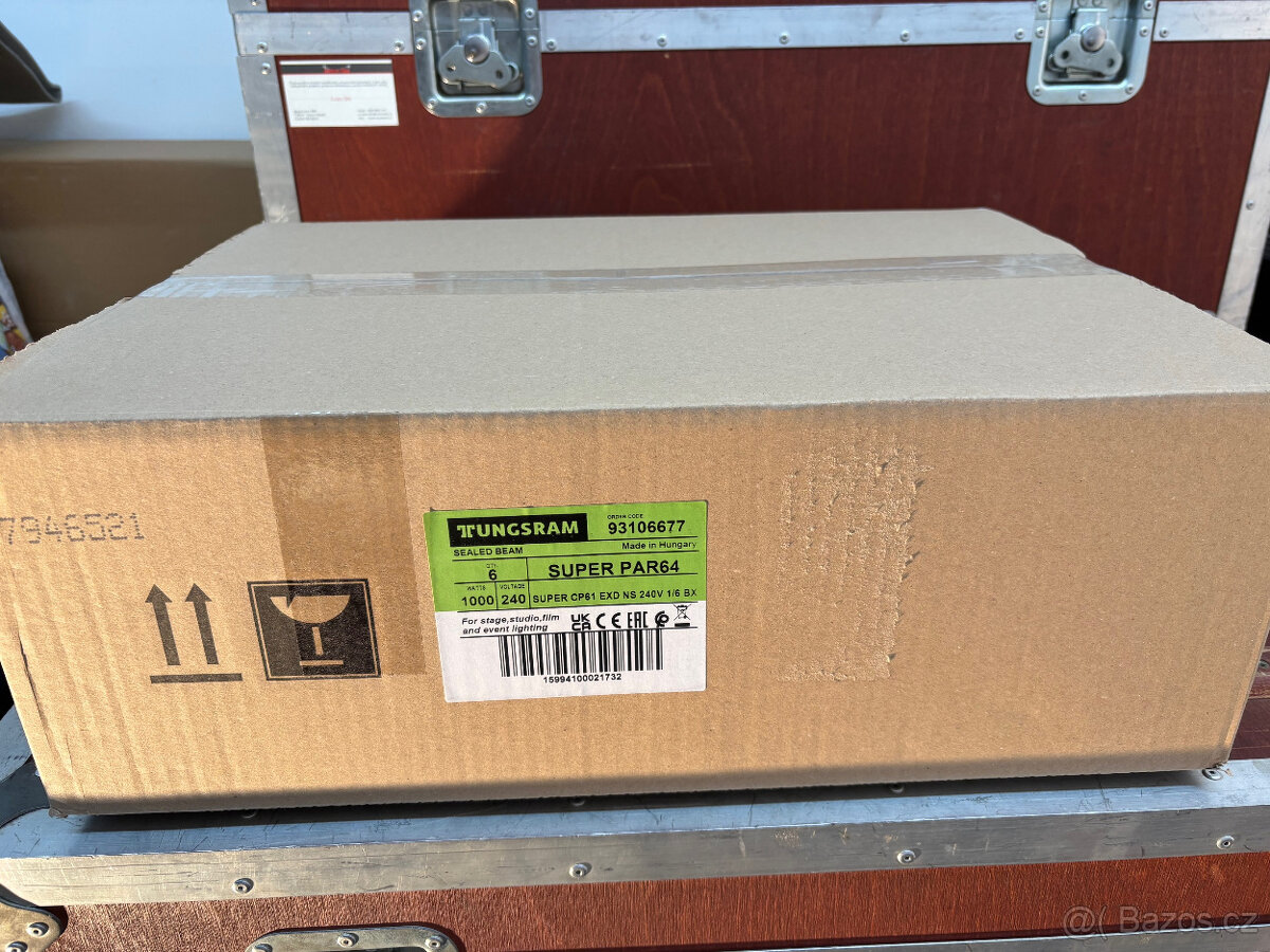 PAR 64 240V/1000W CP61 GX16d 300h Tungsram - 3