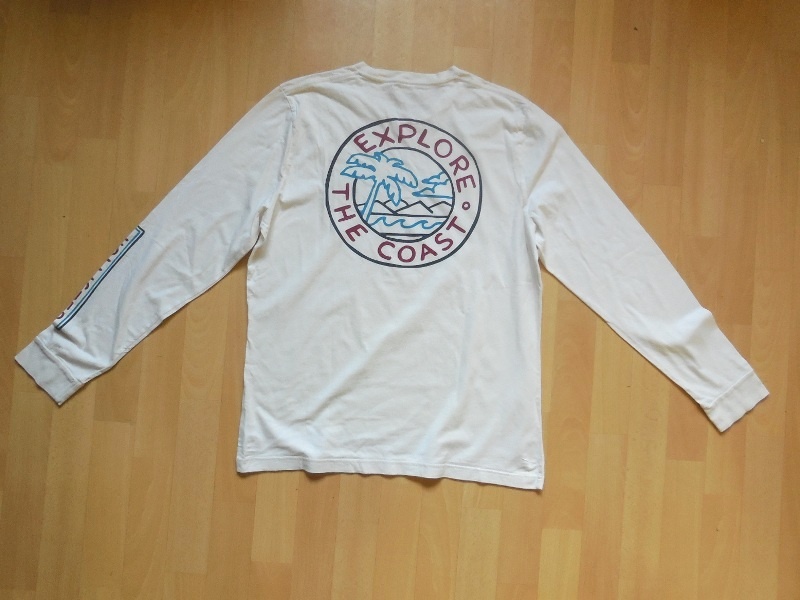 pánské Hollister světlé tričko , dl.ruk, nápis 52/L - 3