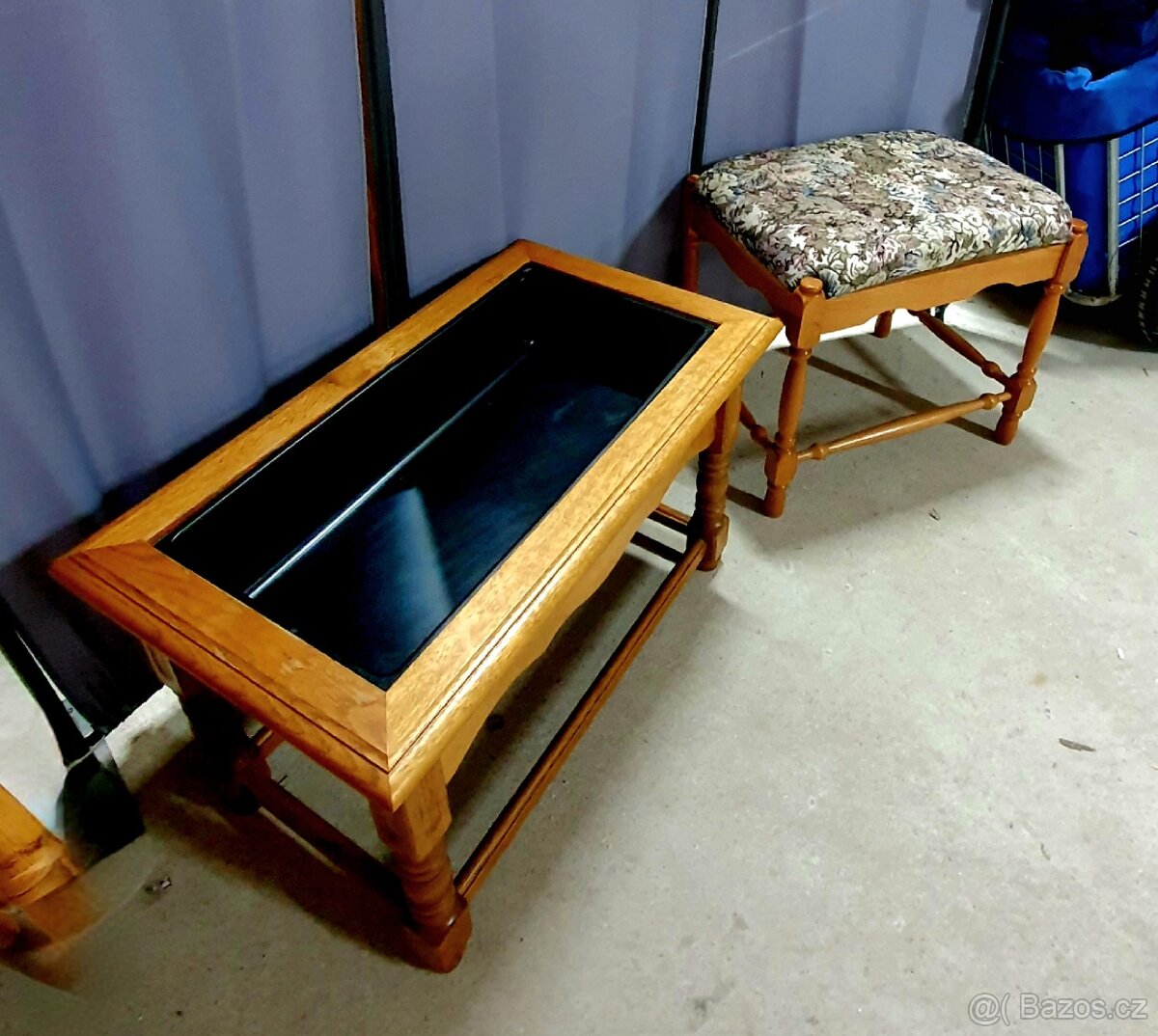 Rustikální stolek a stolička - 3