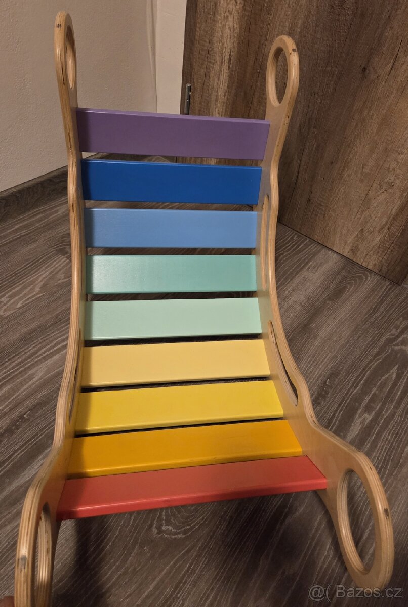 Montessori duhová houpačka 5in1 - 3