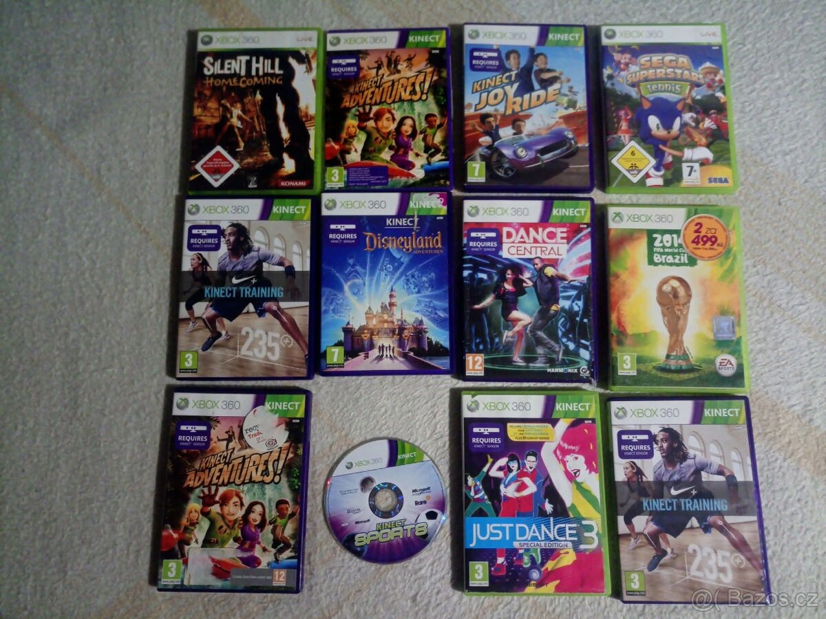 XBox 360 hry + Kinect hry - 3