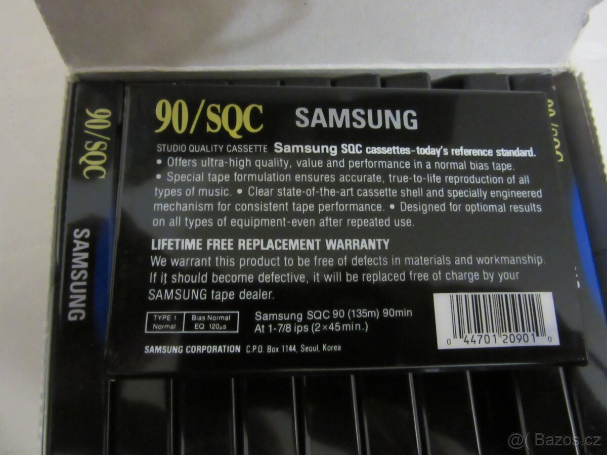 SAMSUNG SQC -90 nová audiokazeta - 3