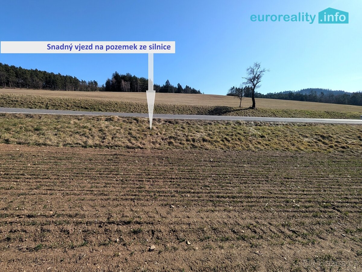Prodej, pole, 10 445 m2, Hubenov u Strakonic - 3