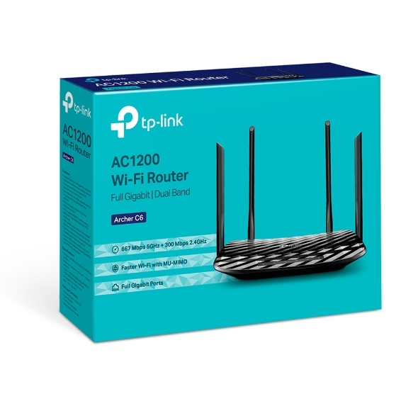 WiFi router TP-Link Archer C6 AC1200 - 3