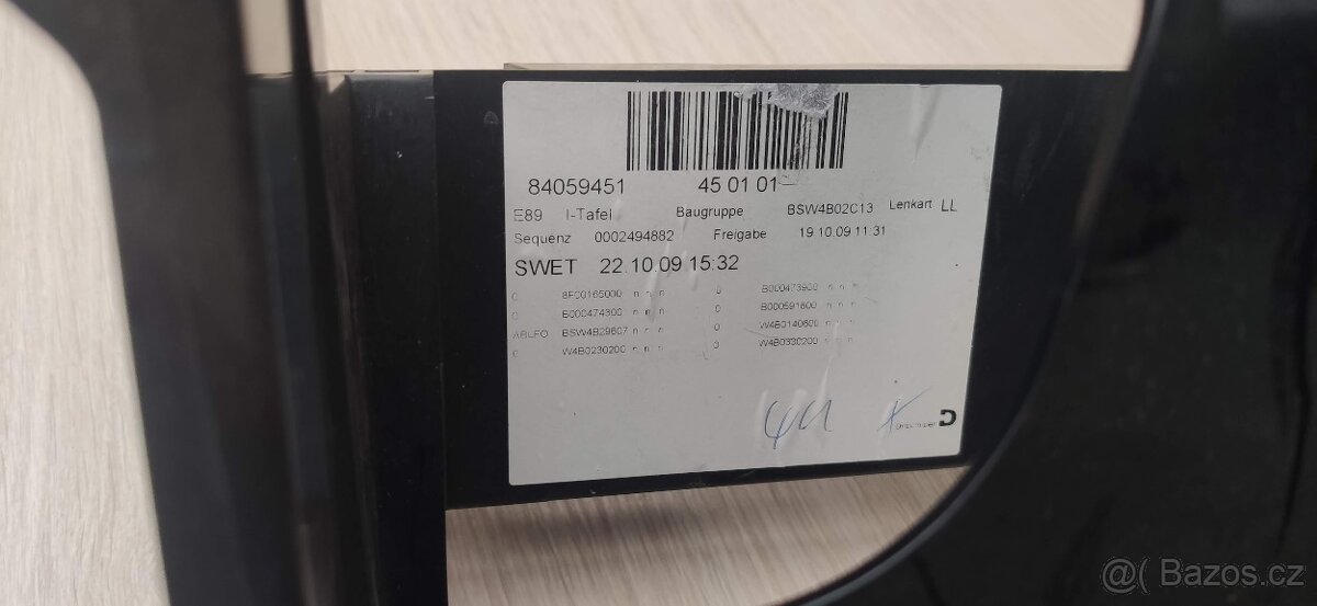 Prodám autorádio z Z4 e89 + 8×repro - 3