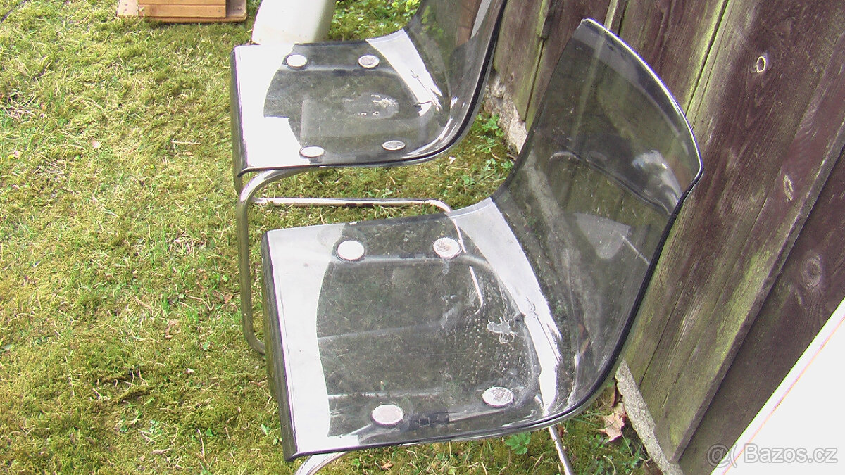 PLEXI ŽIDLE - 2ks - 3
