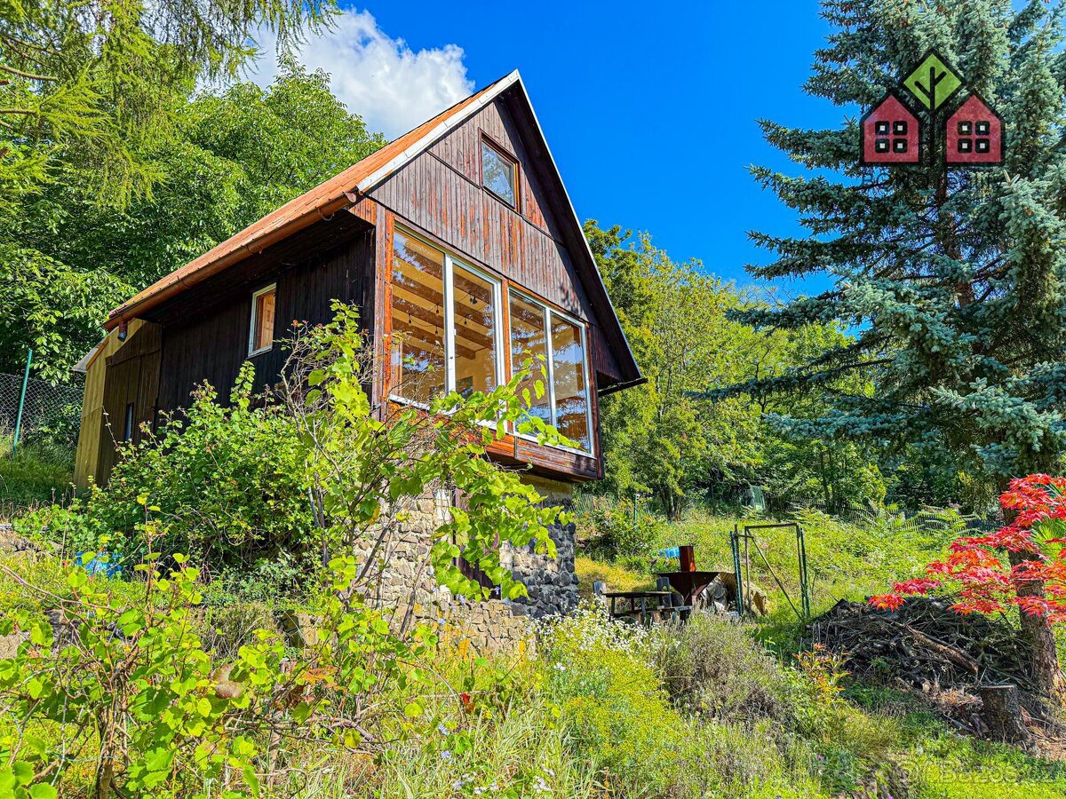 Chata, OV, plocha 40 m2, sklep 16 m2, dobrý stav, zahrada 10 - 3