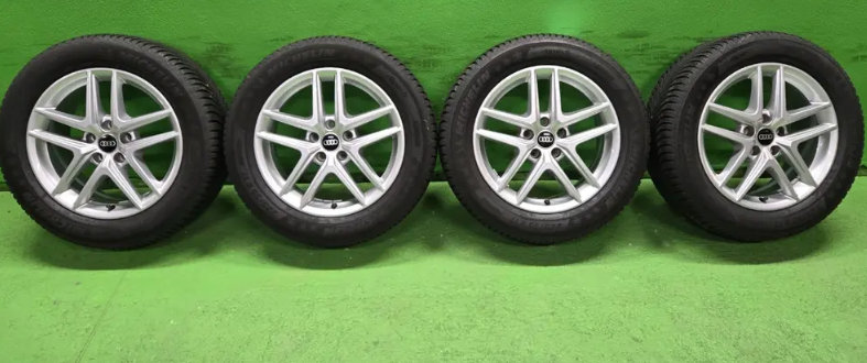 17 AUDI A4 A6 ET28 6.5J 5X112 MICHELIN 225/55 R17 - 3