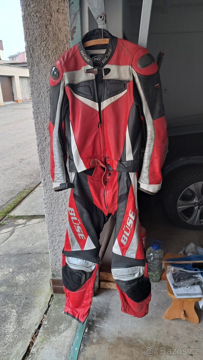 Kožená dvoudílná kombinéza - 3