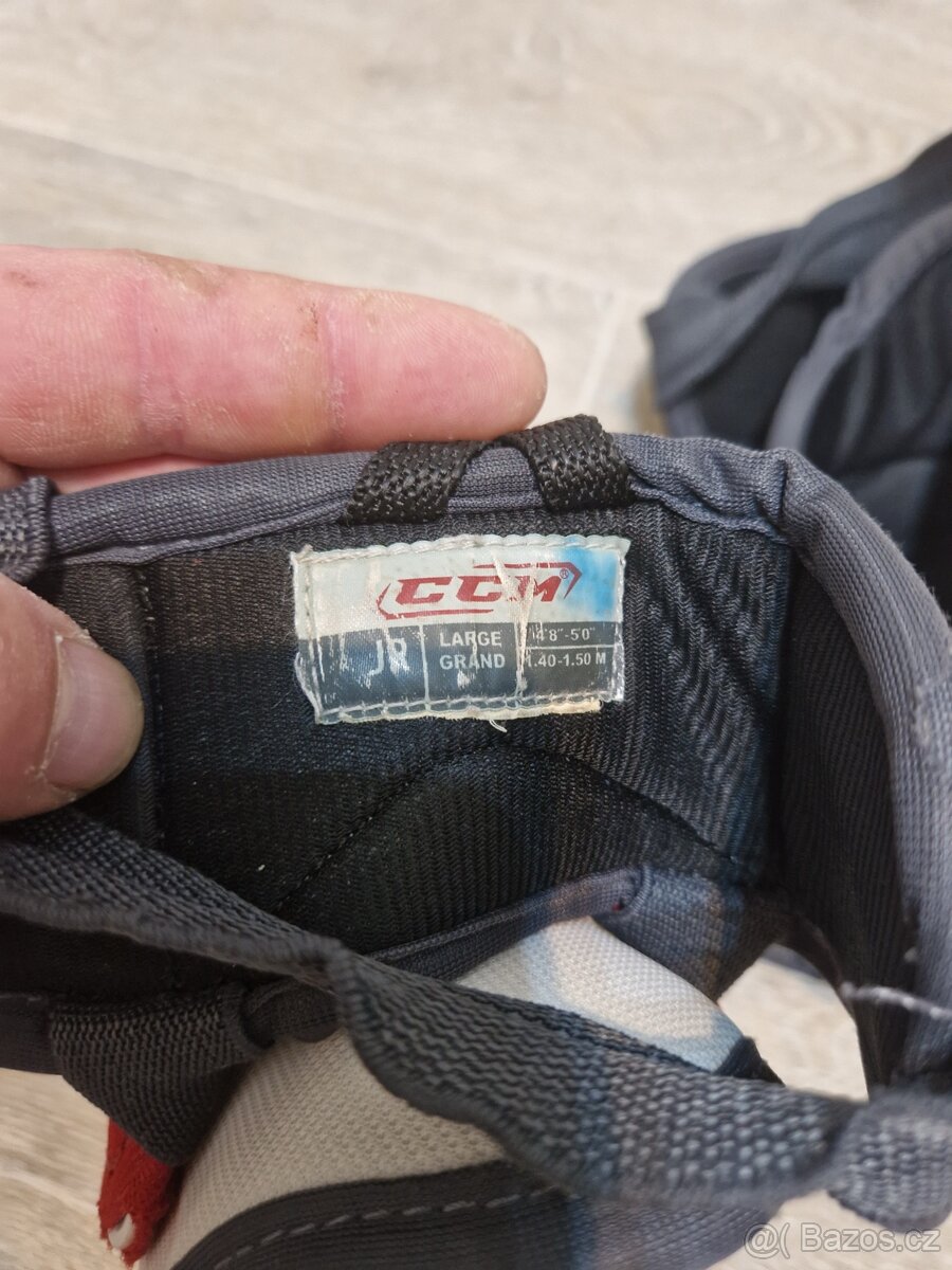 lokty CCM Vector 04 junior velikost L - 3