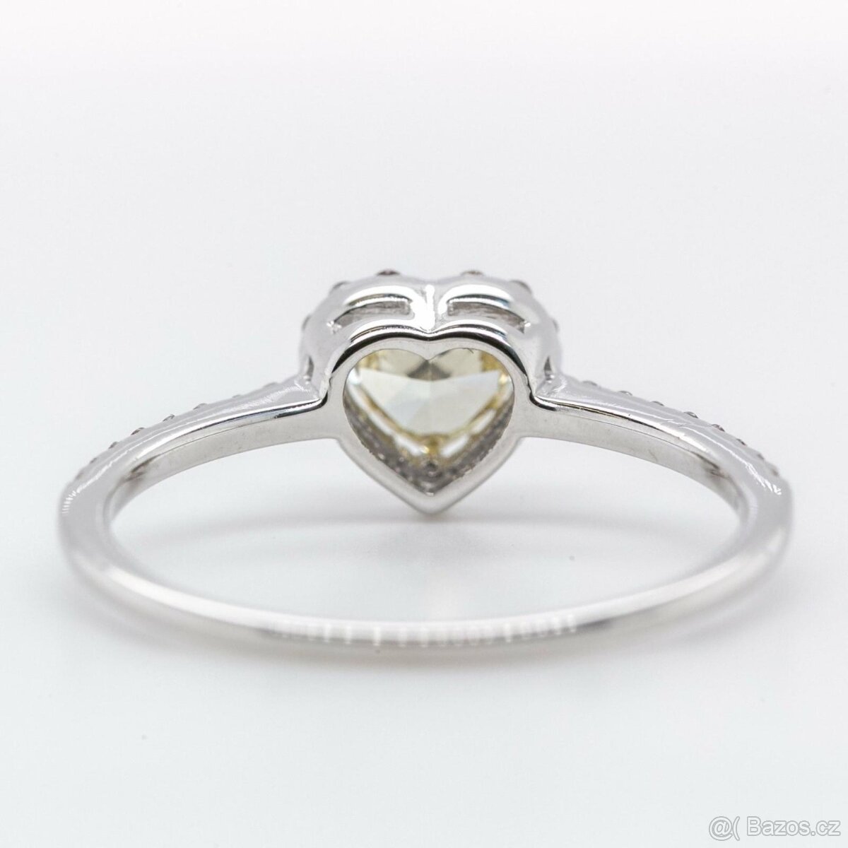 14K prsten s diamanty 0,59ct - certifikát AIG - 3