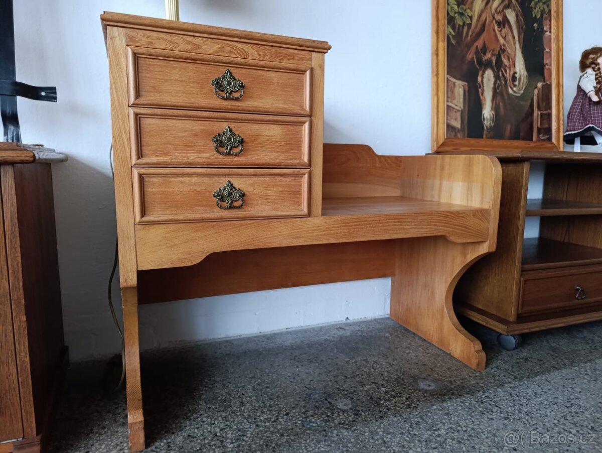 Rustikální lavice, botník, masív, Nábytek Spříběhem - 3