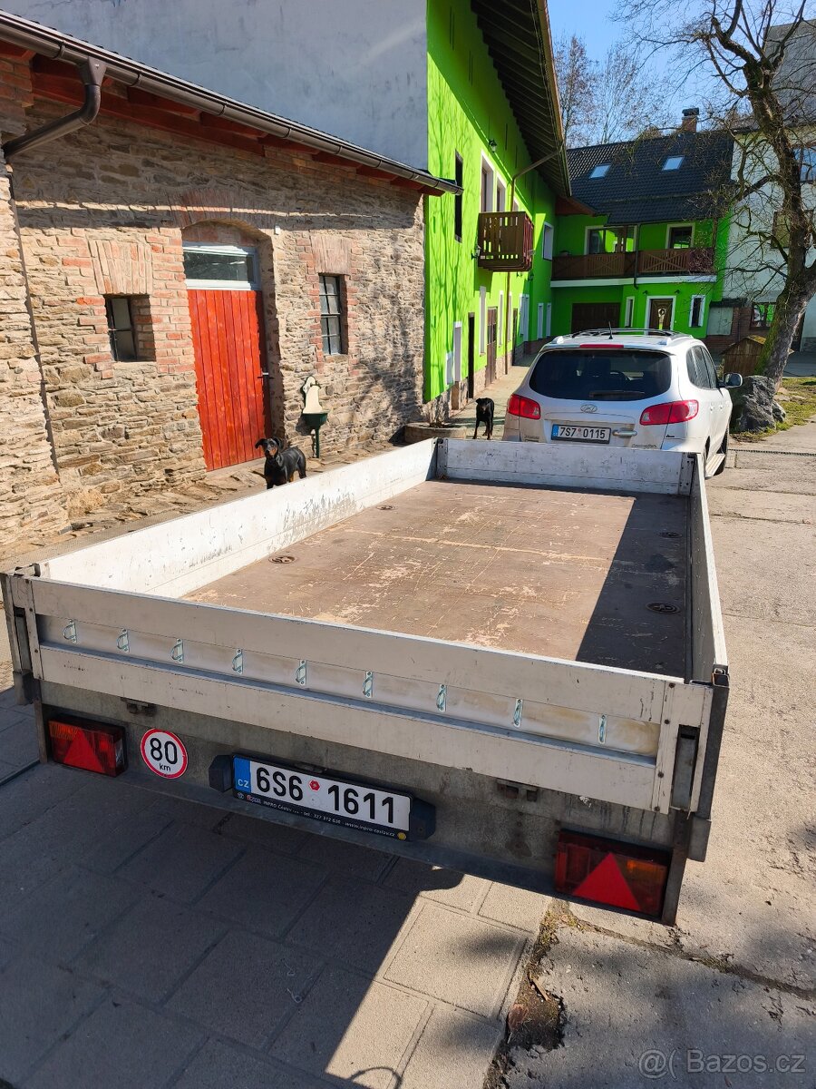 Přívěsný vozík dvouosý - 3