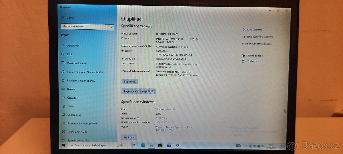 Notebook FUJITSU LIFEBOOK P770 - 3