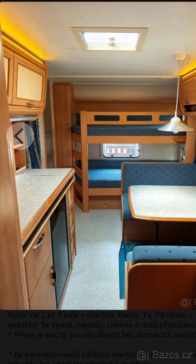 Karavan Hymer eriba swing 525A, palandy - 3