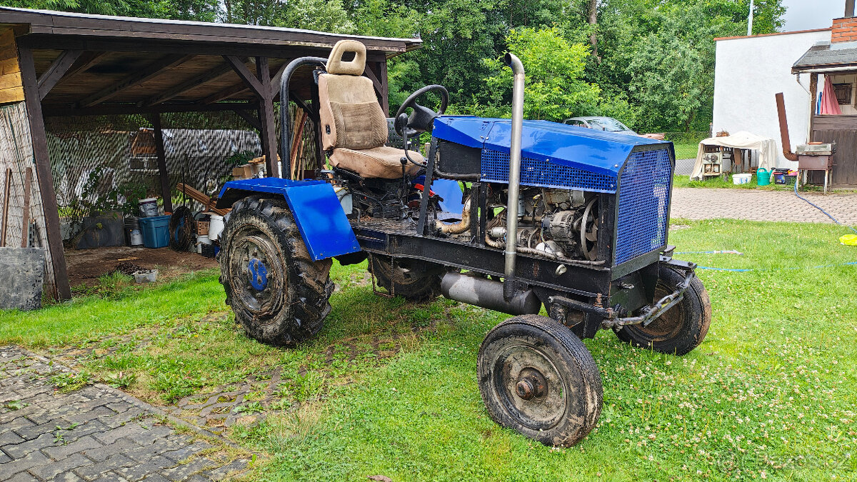 Traktor - domácí výroba z Ford Tranzit - do lesa - 3