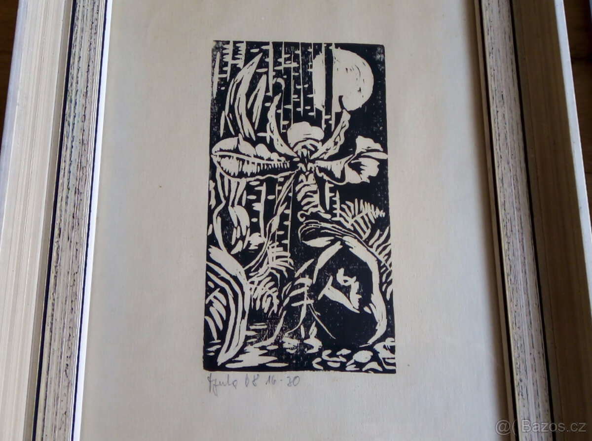 Obraz - grafika - linoryt - 3