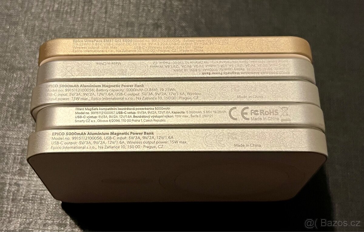 Epico 5000 mAh – MagSafe powerbanka – 5 kusů - 3
