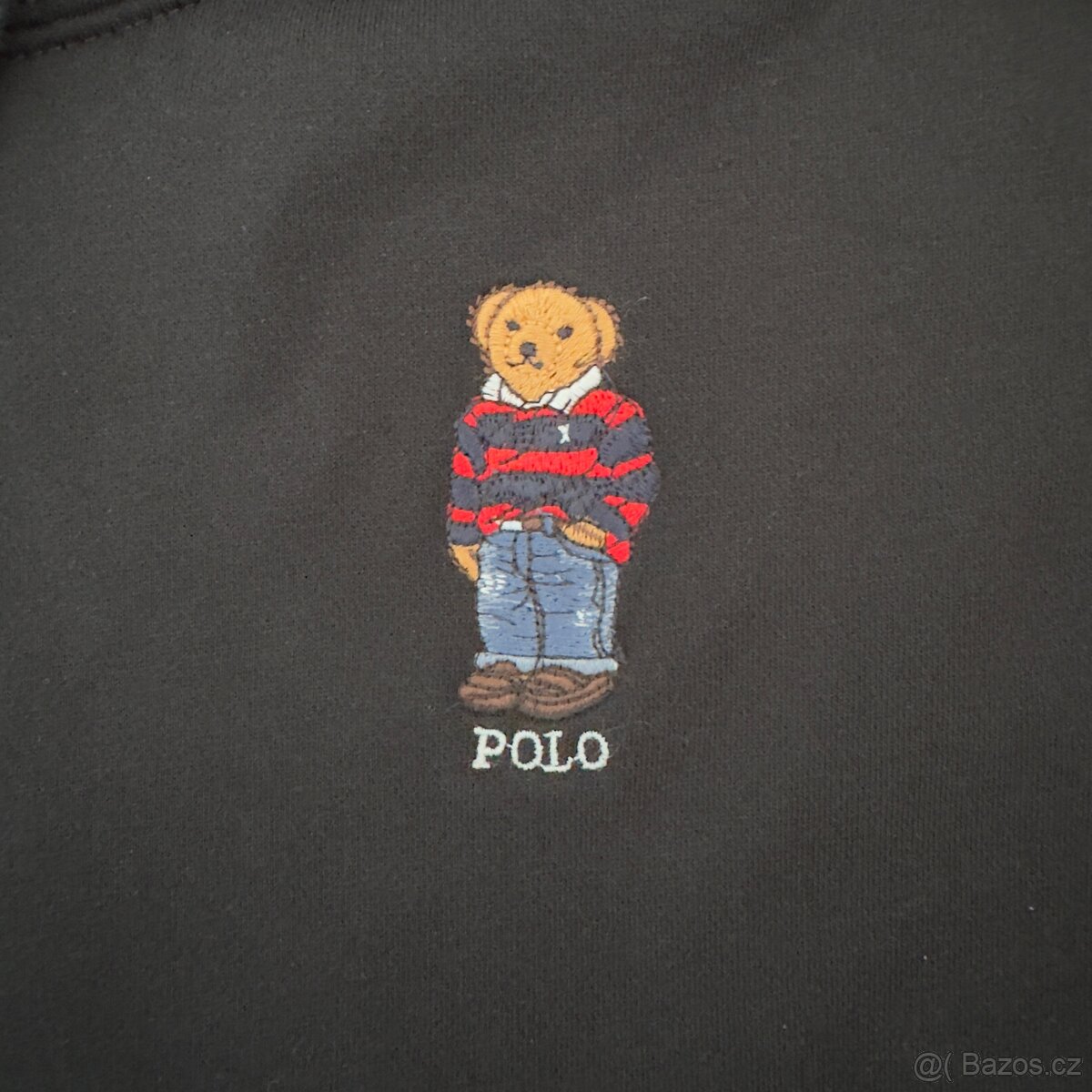 Ralph Lauren Polo černá dámská mikina s medvědem | vel. L - 3