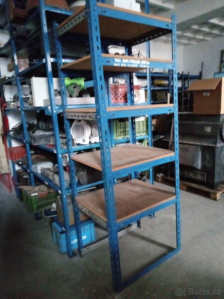 regál s kovovým rámem - 3