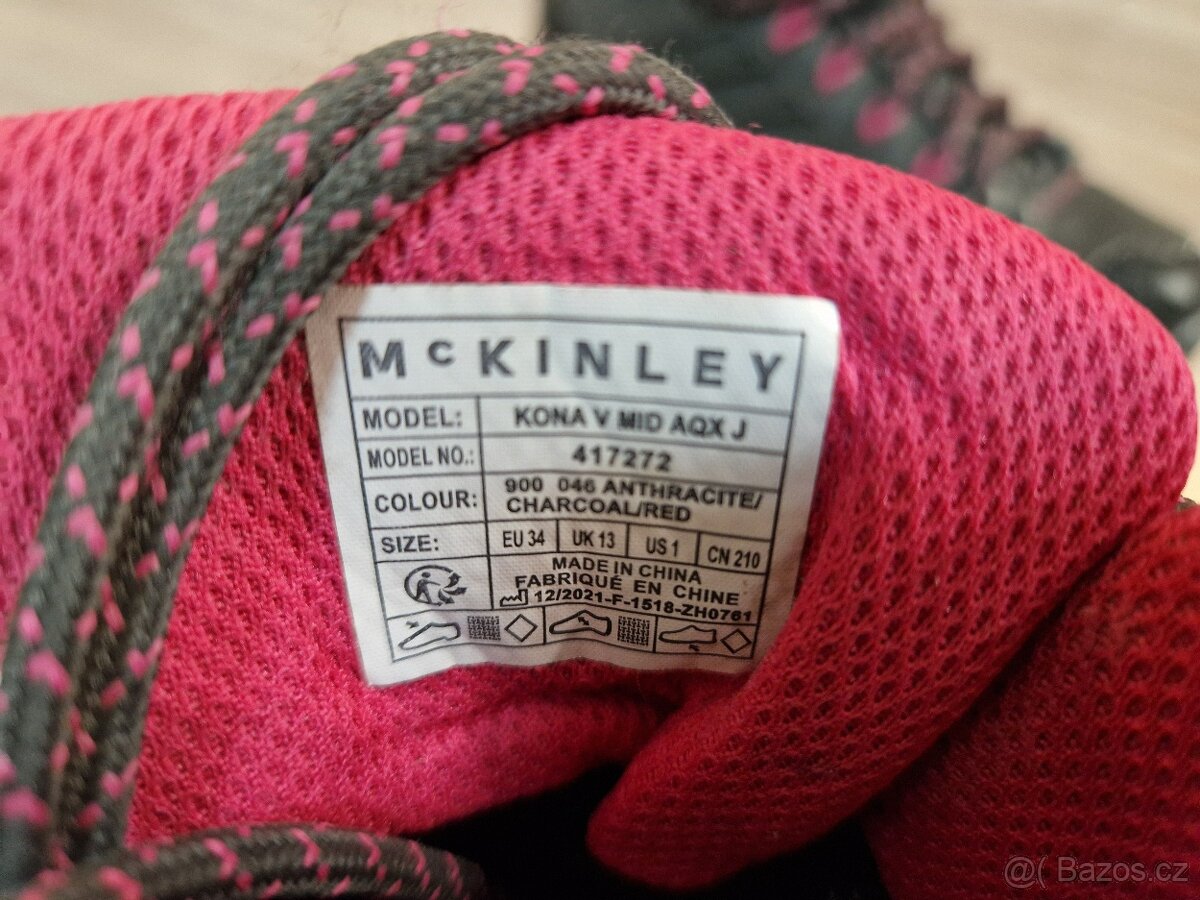 McKinley dívčí kotníkové pohorky - EU34 - 3