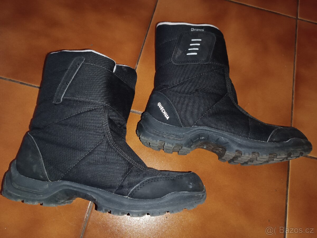 Dětské nepromokavé sněhule Quechua černé 38 - 3