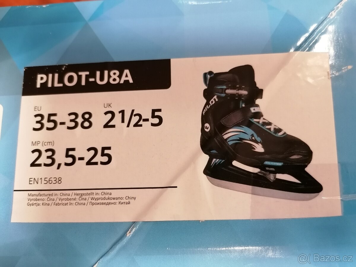 Lední brusle, dětské vel. 35 - 38 - 3
