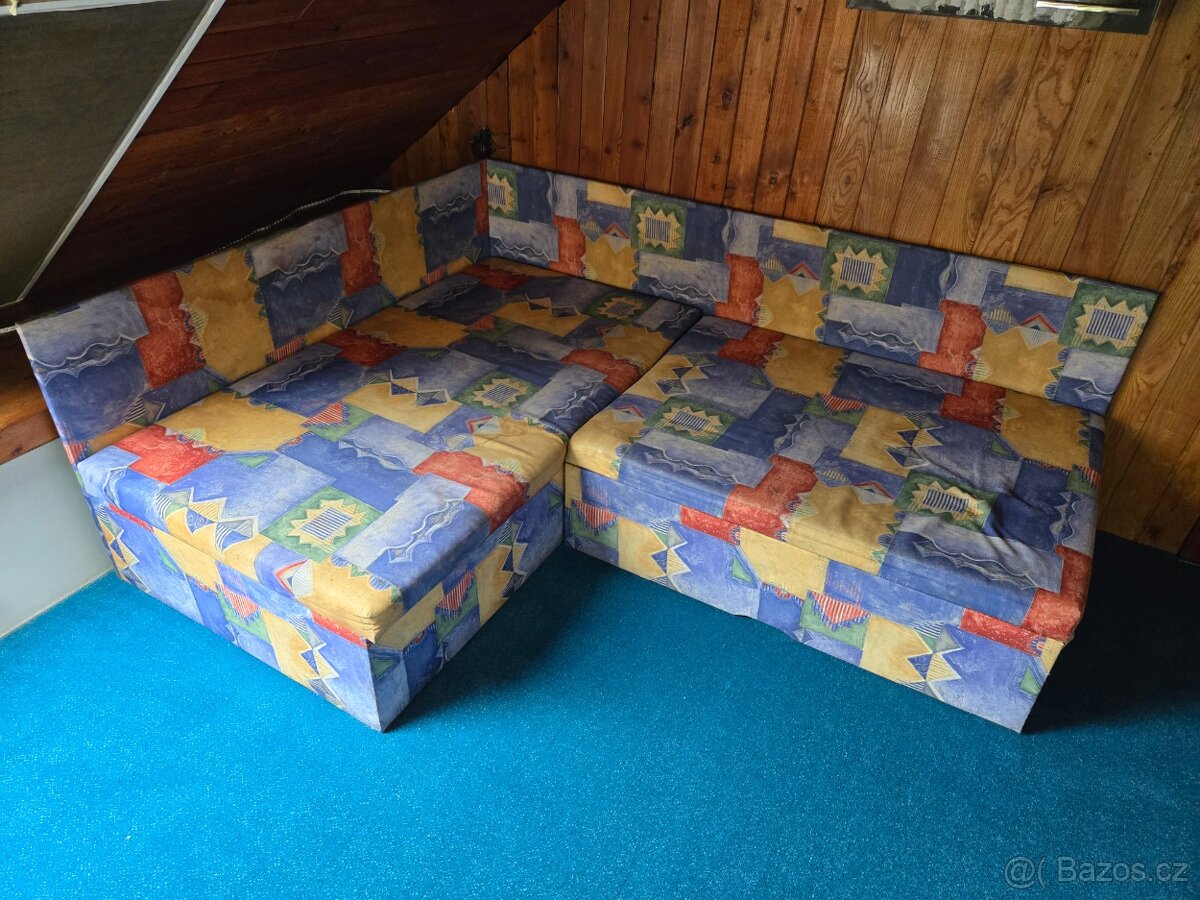 Sedacka Rohová Rozkladaci s úložným prostorem - 3