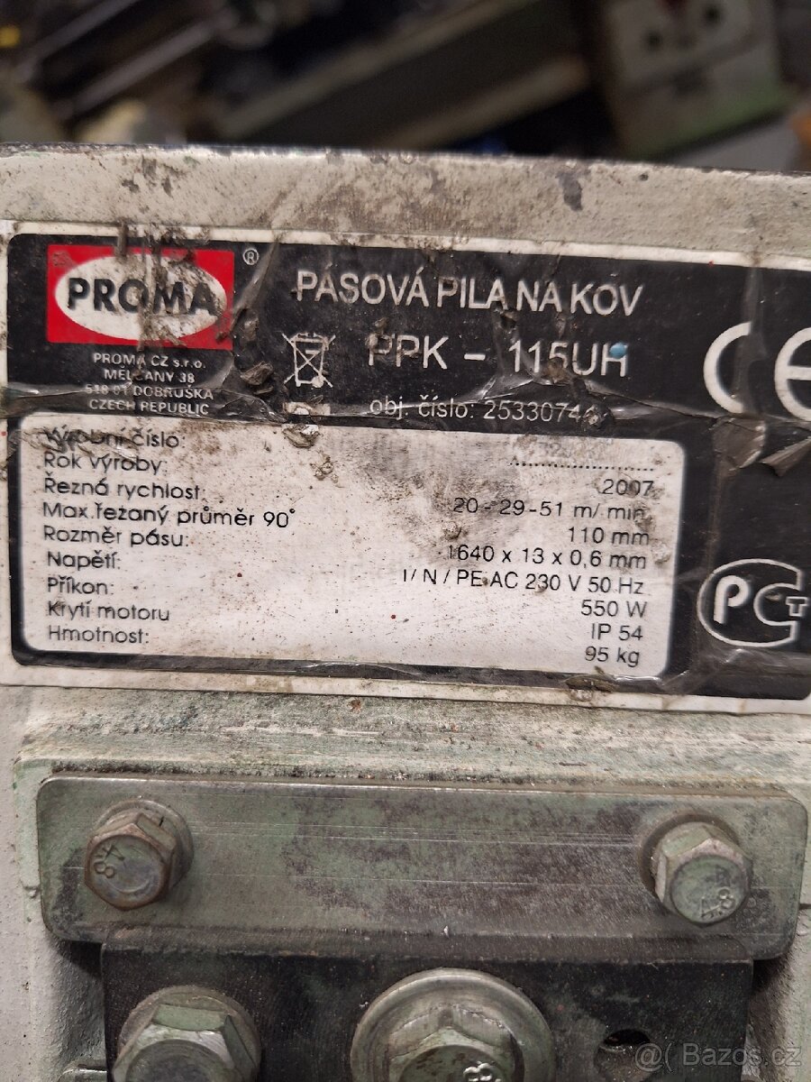 Pásová pila Proma - 3