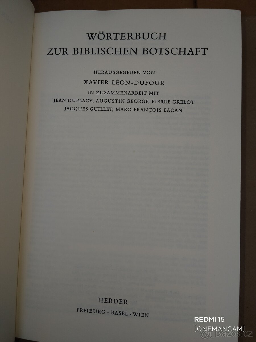 Wörterbuch zur biblischen Botschaft - 3