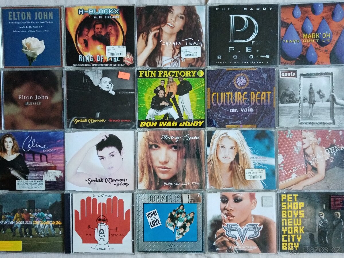 Nova fota 3.11. originál CD singly od 19 Kc - 3