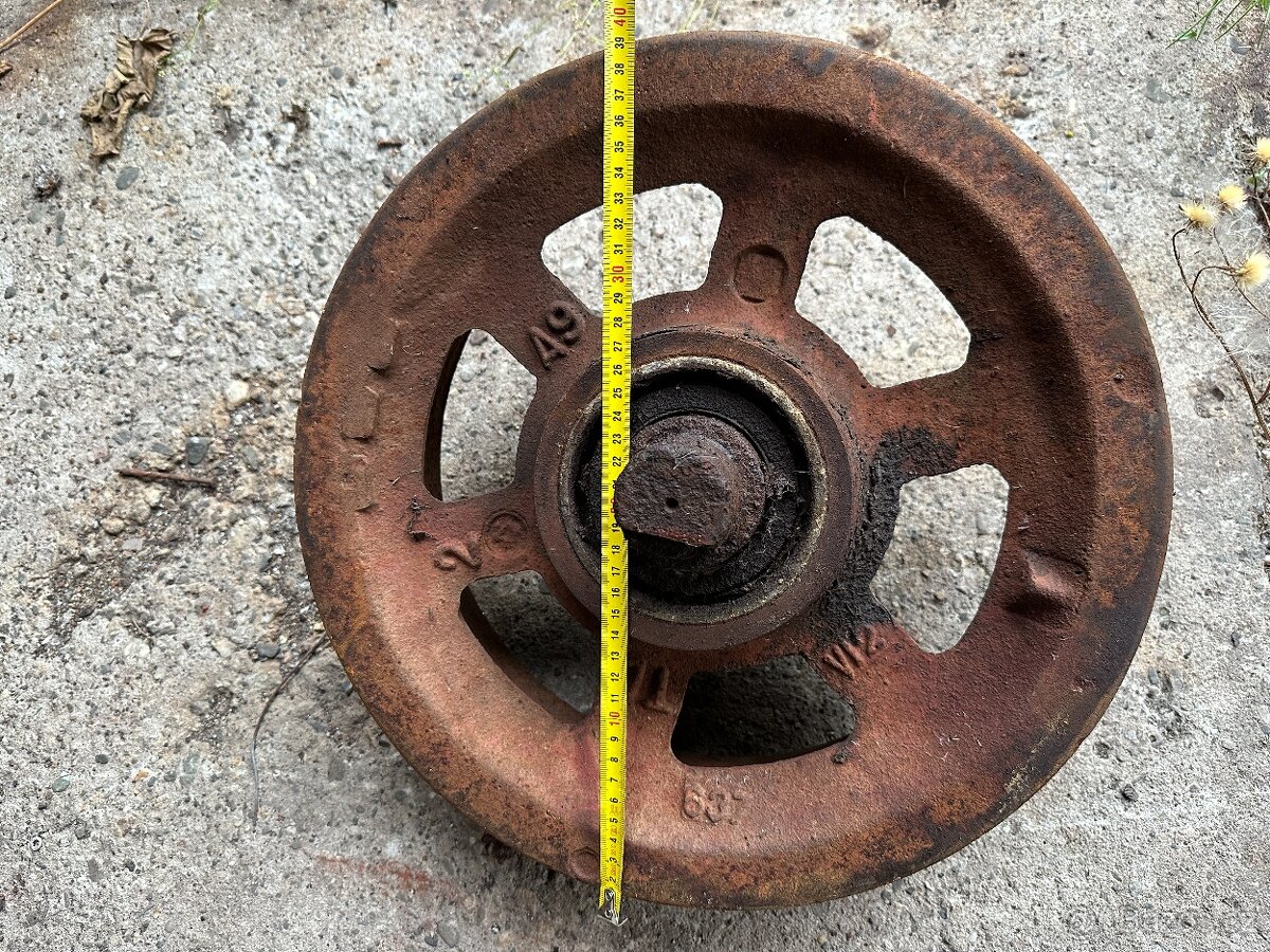 Litinové pojezdové kolo s náklonem 4ks - 3