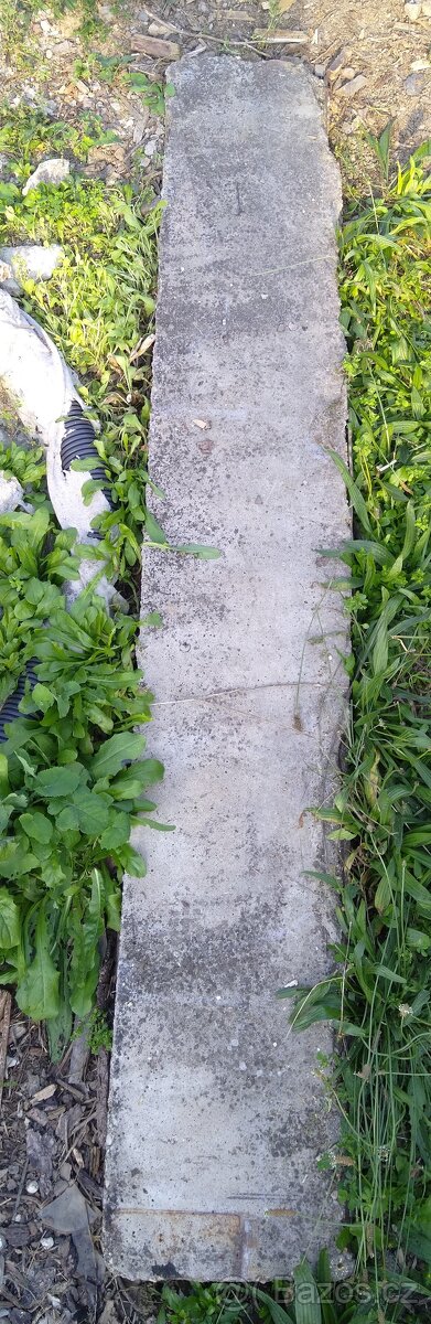 Betonové dílece 210x35x7,5cm 5ks - 3