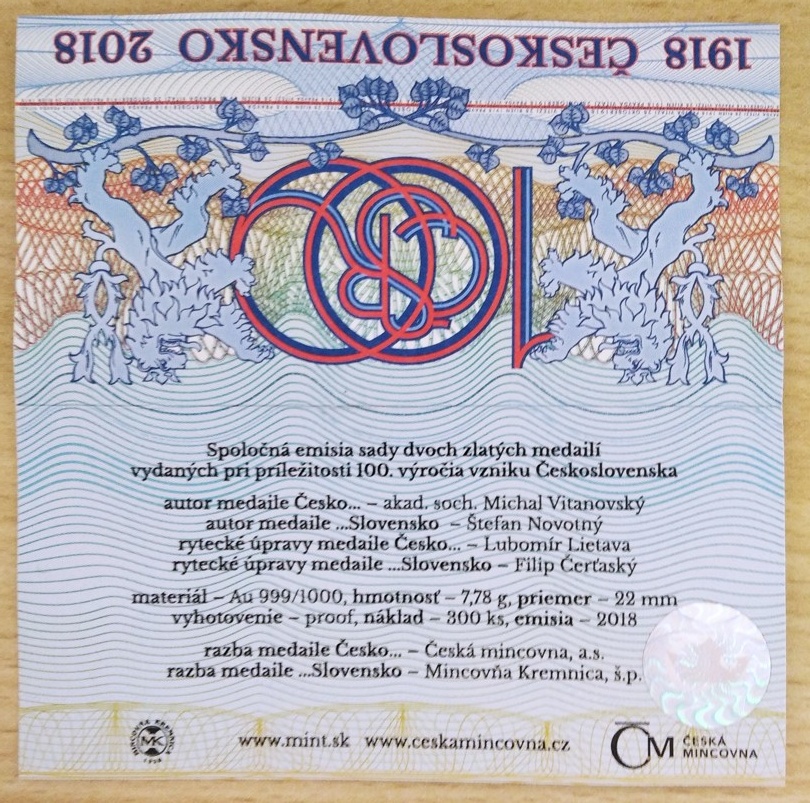 Sada zlatých medailí - 3