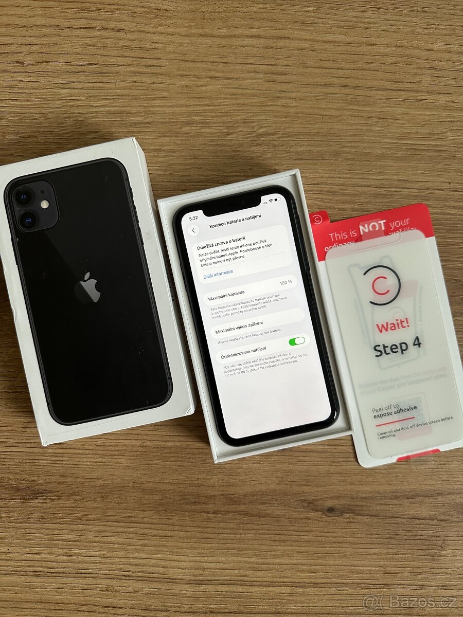 Apple iPhone 11 64GB Stav: A Baterie: 100% - 3