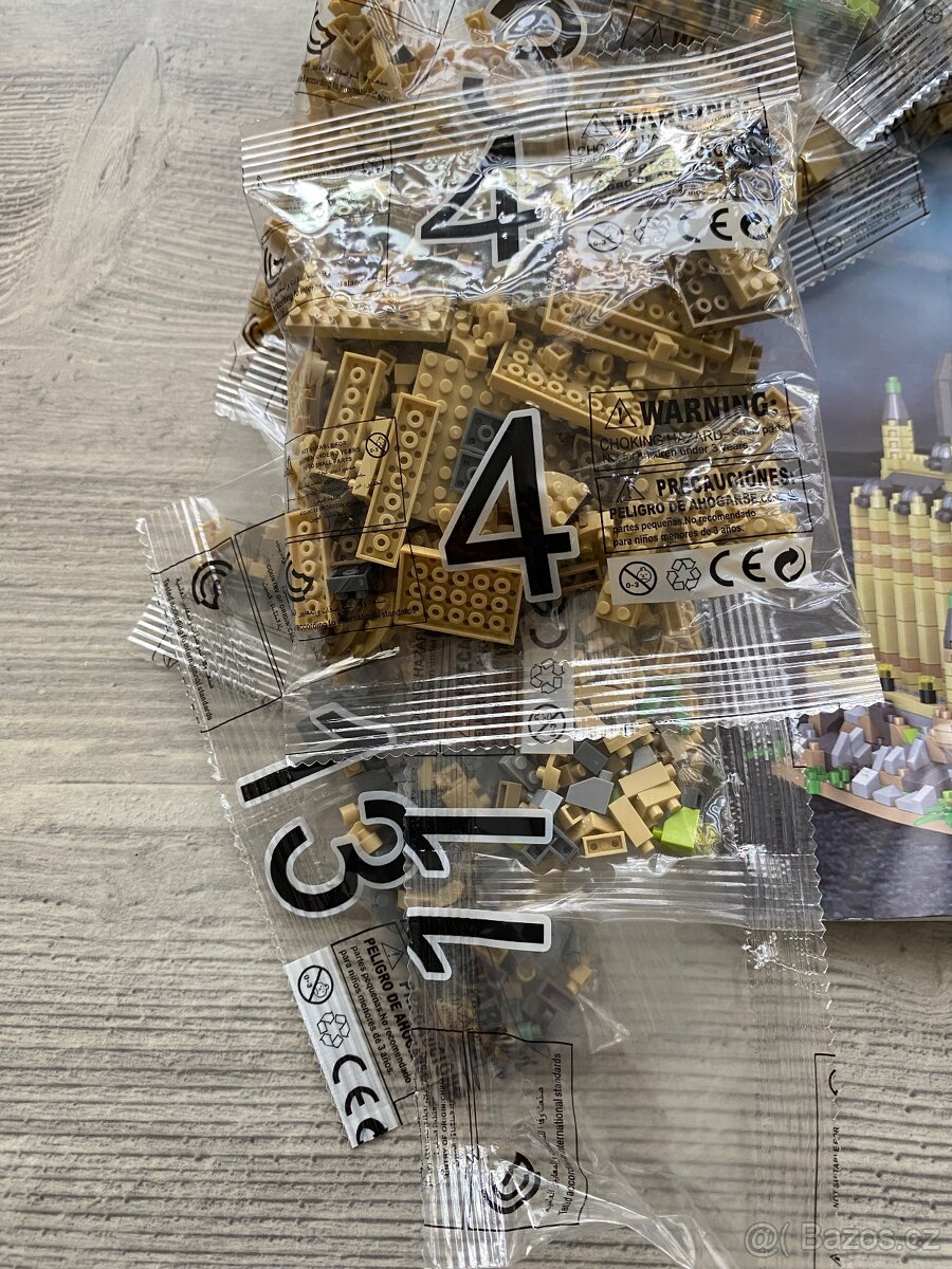 NOVÉ Harry Potter - Bradavice - 3000ks kostek - 3