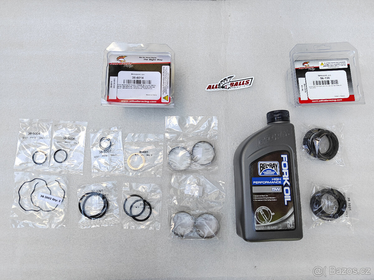 Tlumiče KYB 43 mm + brýle - Yamaha YZ 125/250 (1993-1995) - 3