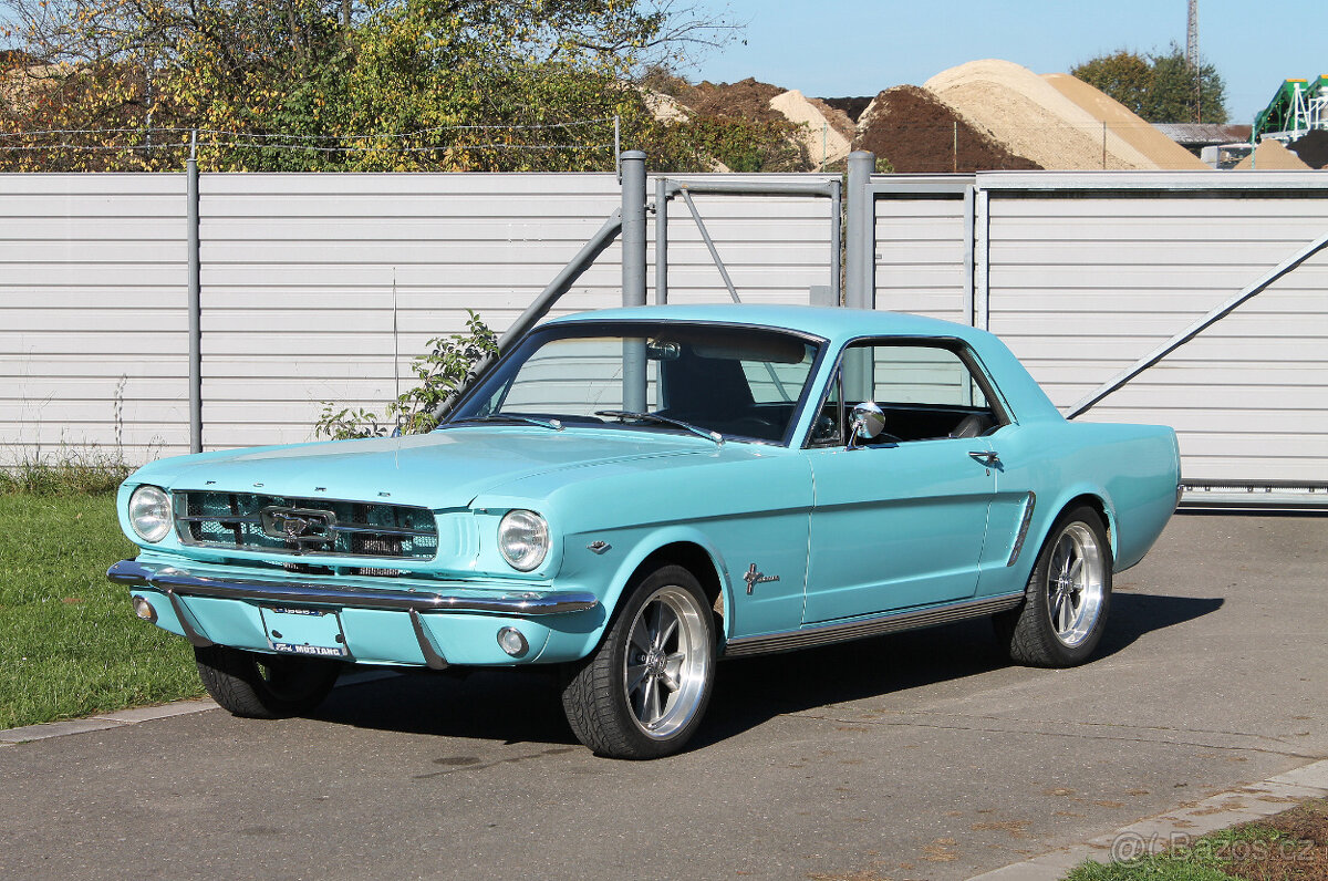 1965 Ford Mustang Coupe, 289 V8, automat, velmi pěkný - 3