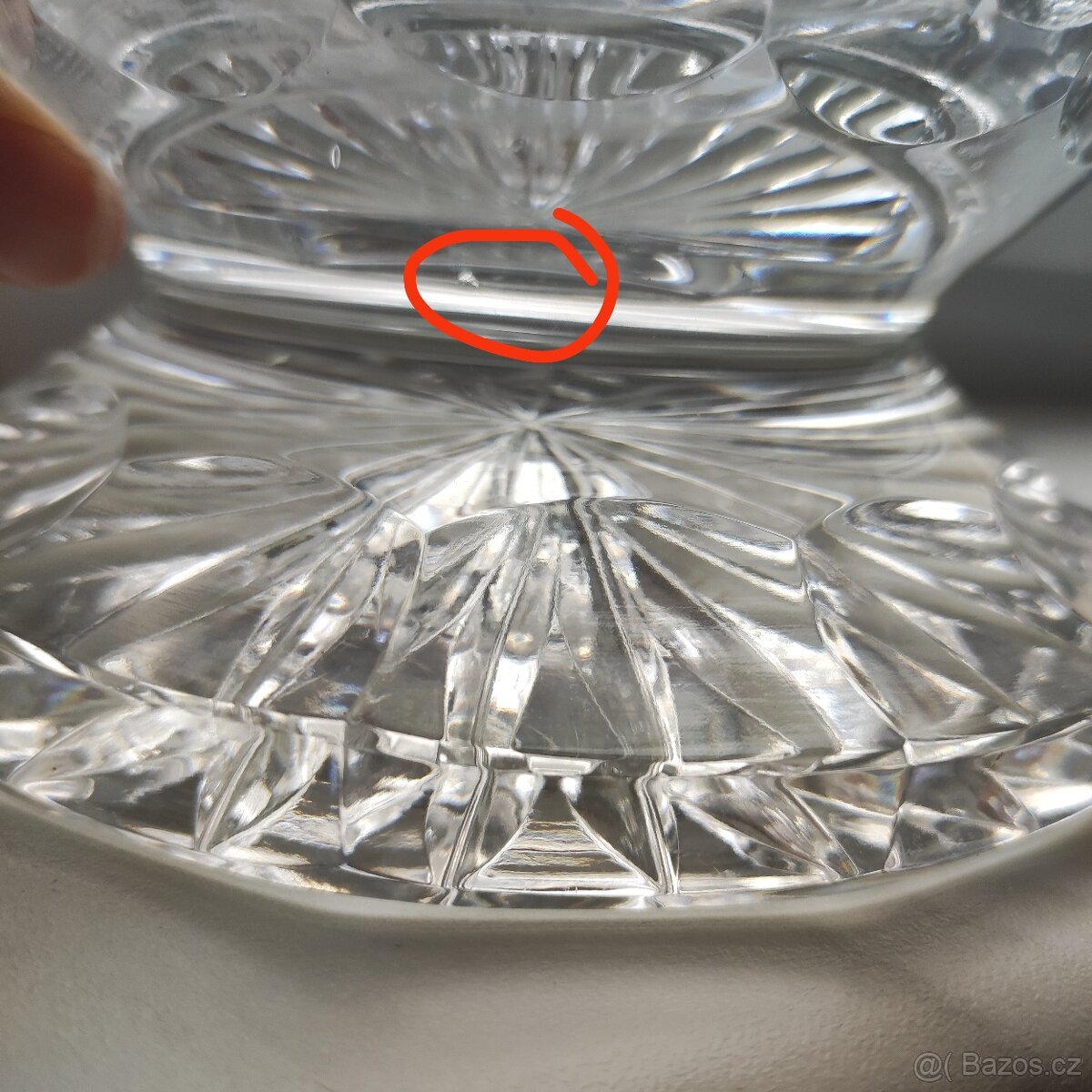 velká broušená váza - 3