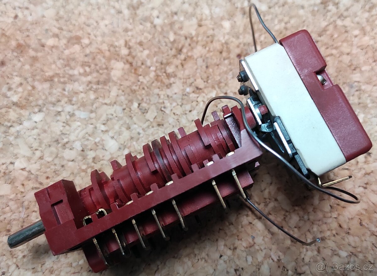 Spínač trouby Mora se spodním i horní spirálou+termostat - 3