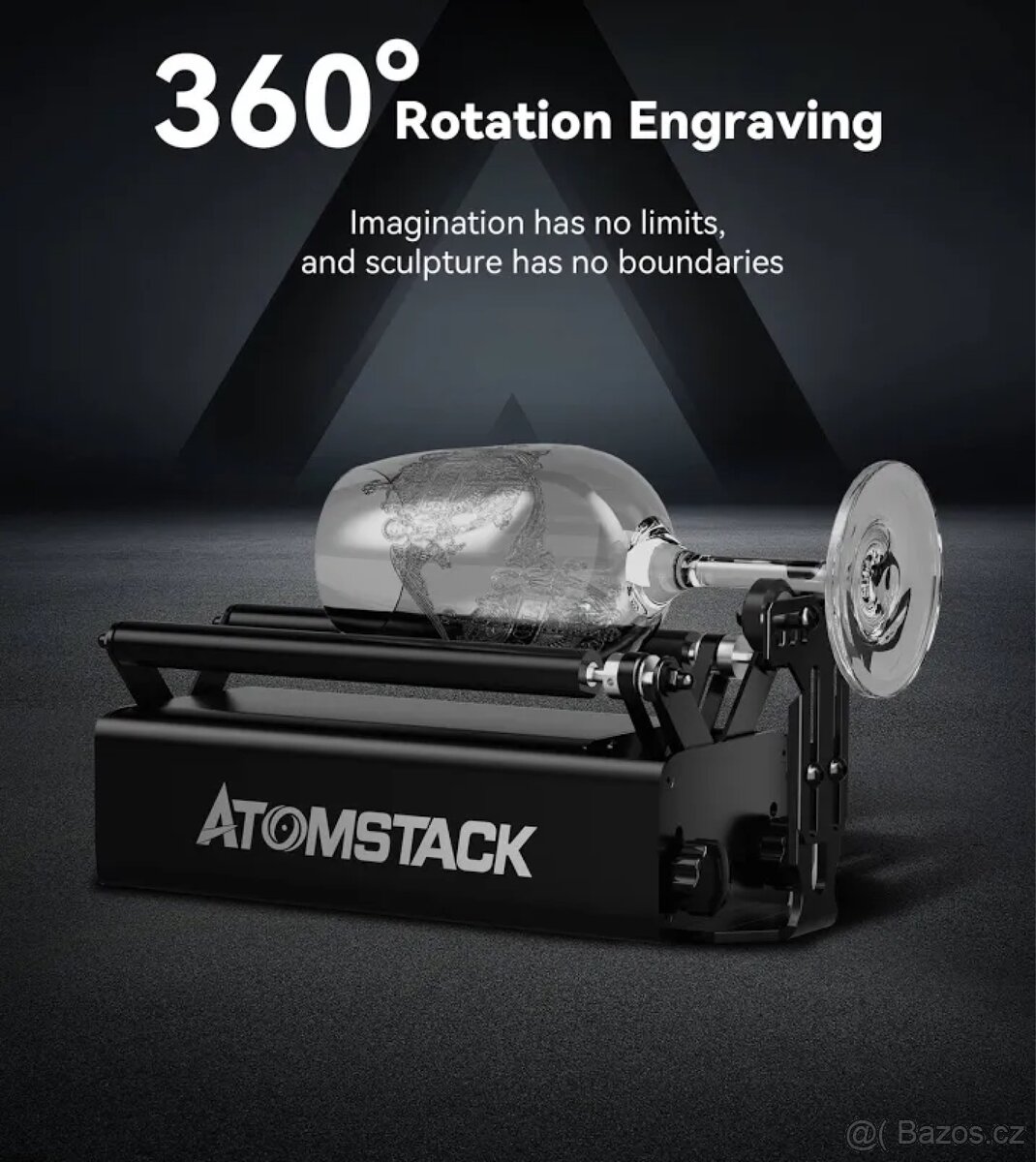 Rotační válec pro laserovou gravírku ATOMSTACK R3 Pro - 3