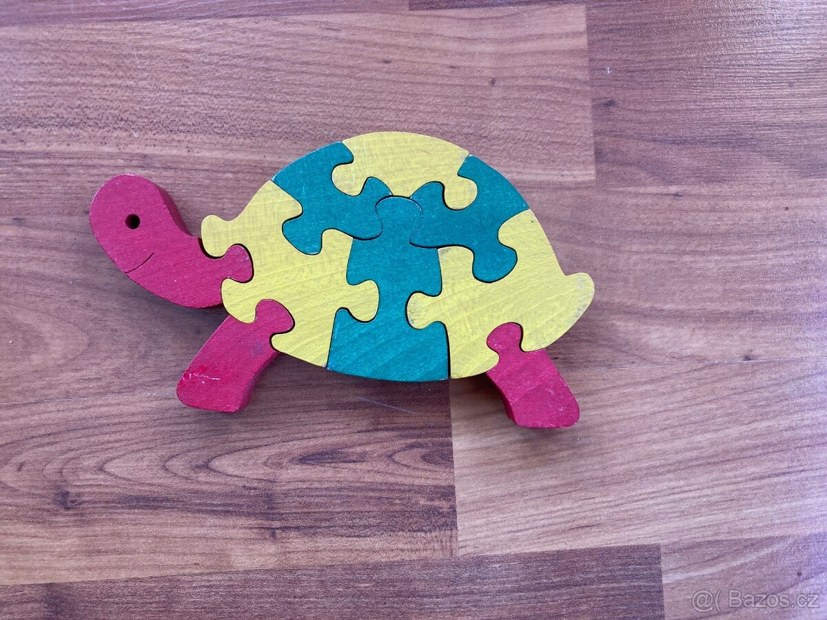 Dřevěné hračky - krásný stav - 3