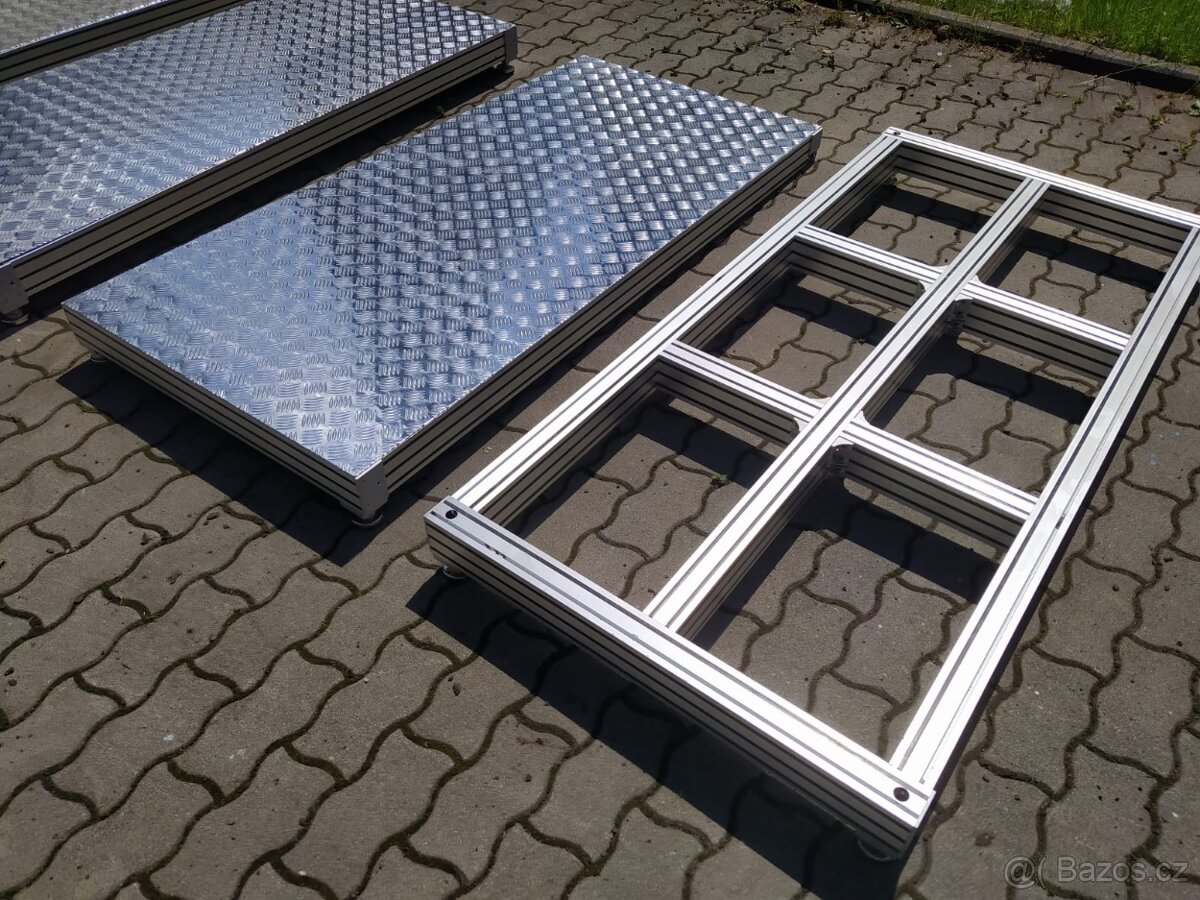 Panel hliníkový profil + hliníkový kapkový plech - 3