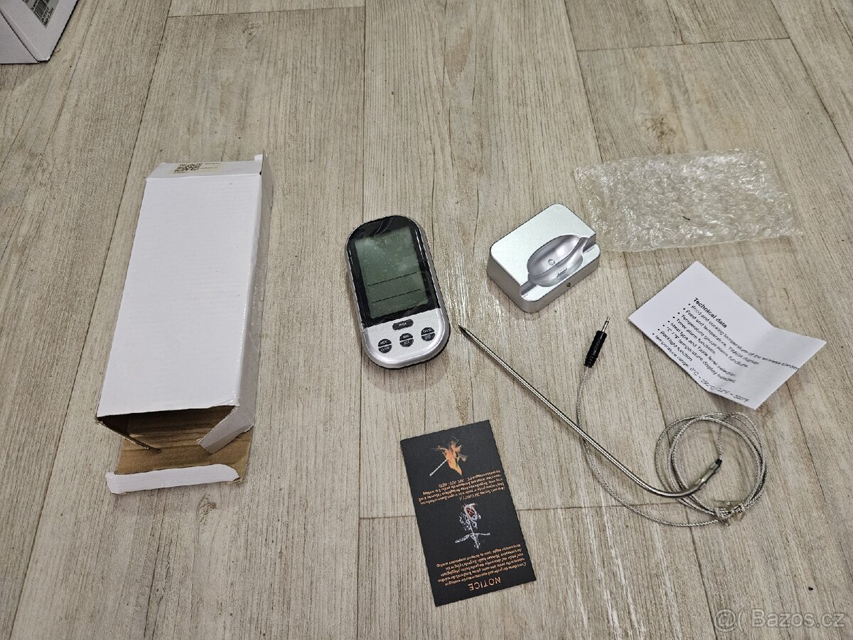 Bezdrátový LCD teploměr ke grilu - 3