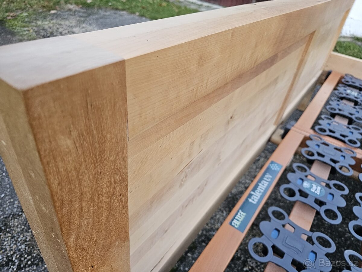 Masivní dubová postel 160x200 cm - 3