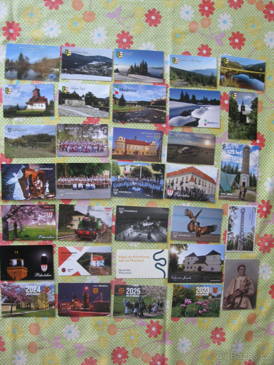 malé kalendáříky,čokoládové obaly,ubrousky - 3