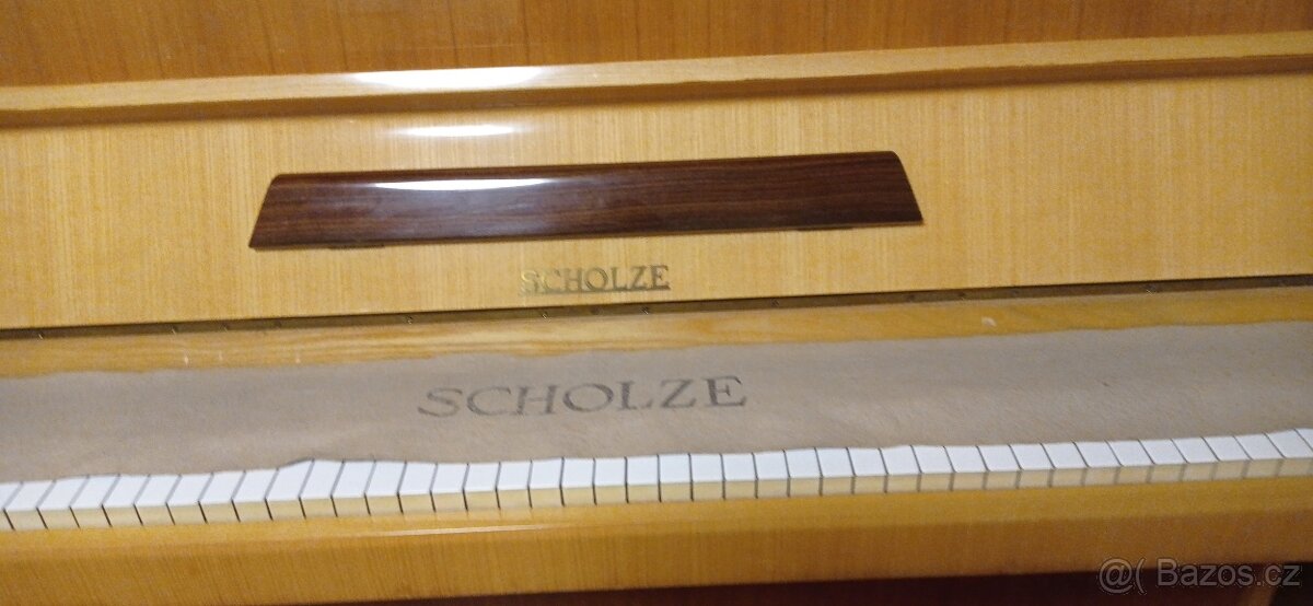 Piáno Scholze světlehnědé dřevo - 3