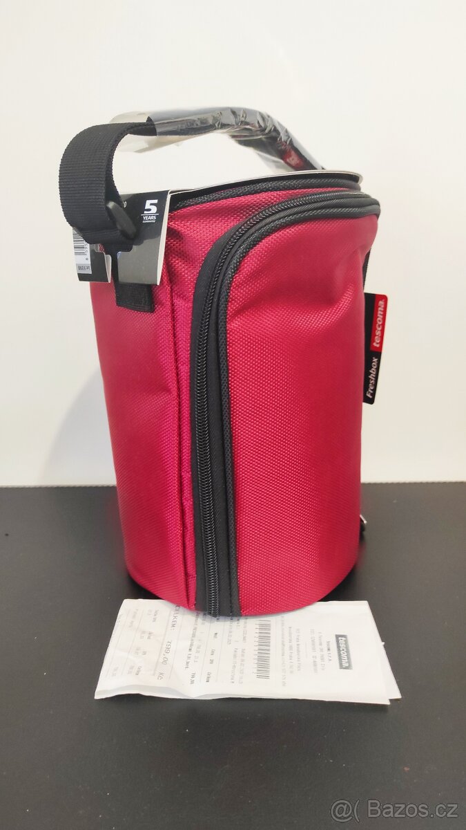 TESCOMA Jídlonosič FRESHBOX, se 3 dózami, bordeaux (NOVÝ) - 3